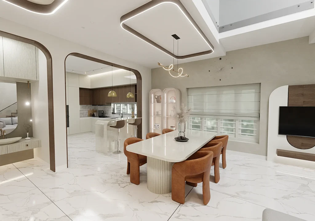 dinning area 3d design ideas